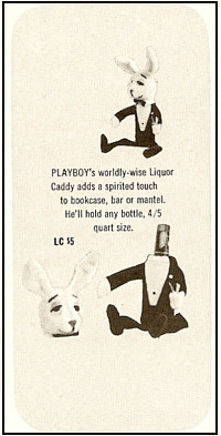 Playboy Bunny Liquor Caddy Ad